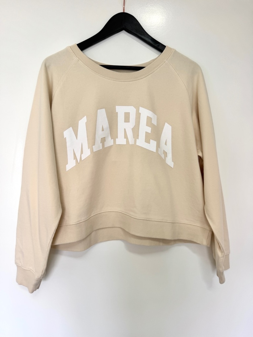 MAREA Women's Cream Crewneck Sweatshirt